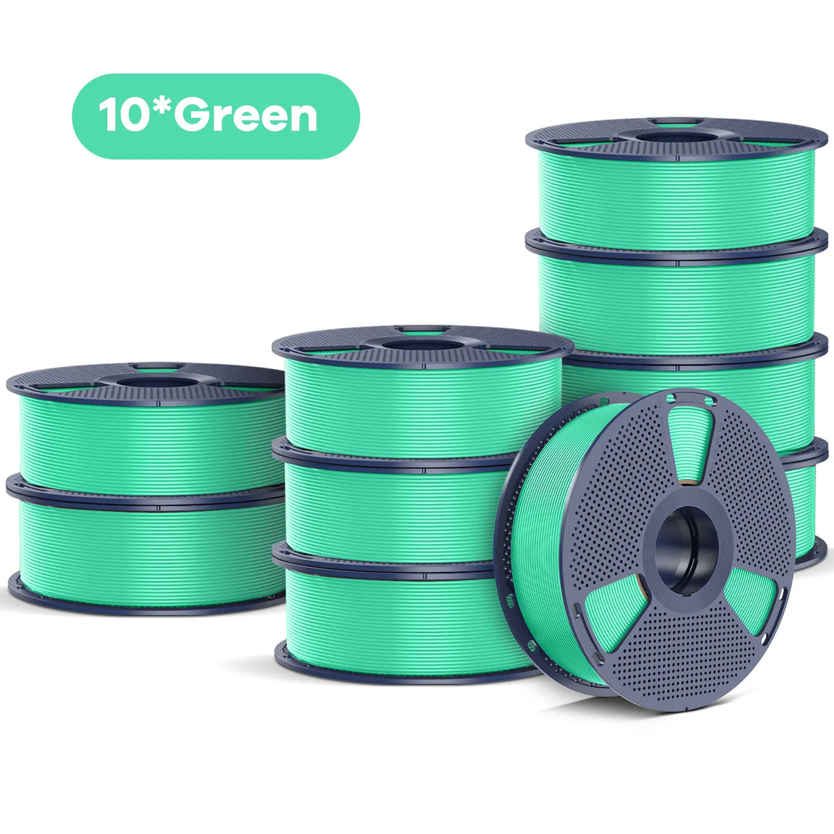 SUNLU PETG/Matte PLA Filament 10kg 1.75mm 1roll/kg(2.2lbs) For 3D Printers Wrapped Neatly Print Smoothly