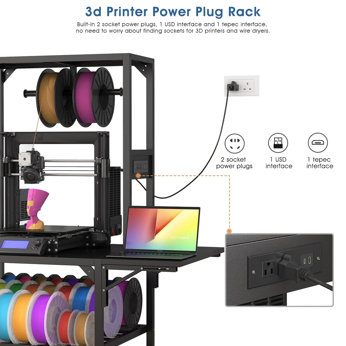 Heavy Duty Printer Stand