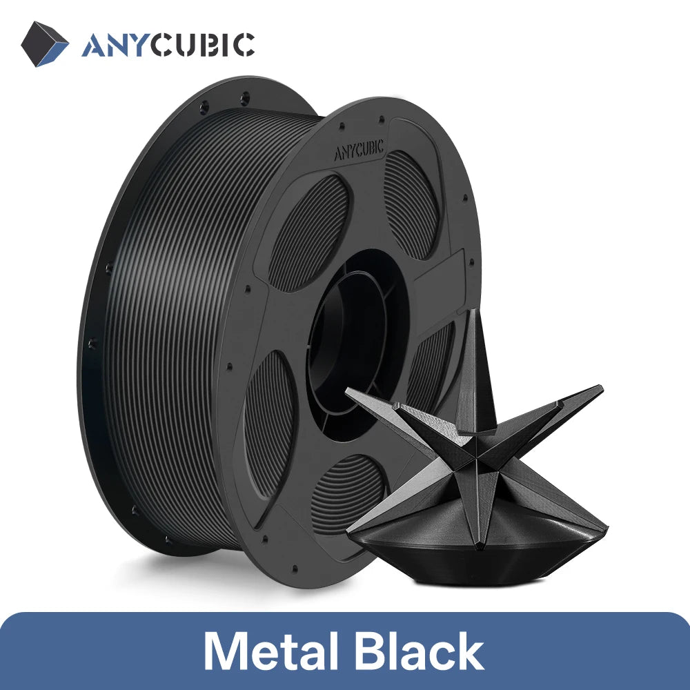 ANYCUBIC 4kg/1kg Metal Filament Metallic Texture PLA Kobra S1 Kobra 3 Combo 3D Printer Filament High-Performance 3D Printing PLA