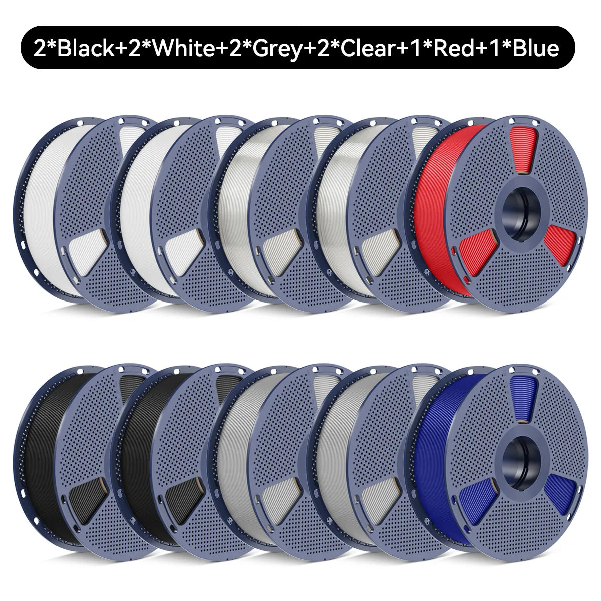 SUNLU PETG/Matte PLA Filament 10kg 1.75mm 1roll/kg(2.2lbs) For 3D Printers Wrapped Neatly Print Smoothly