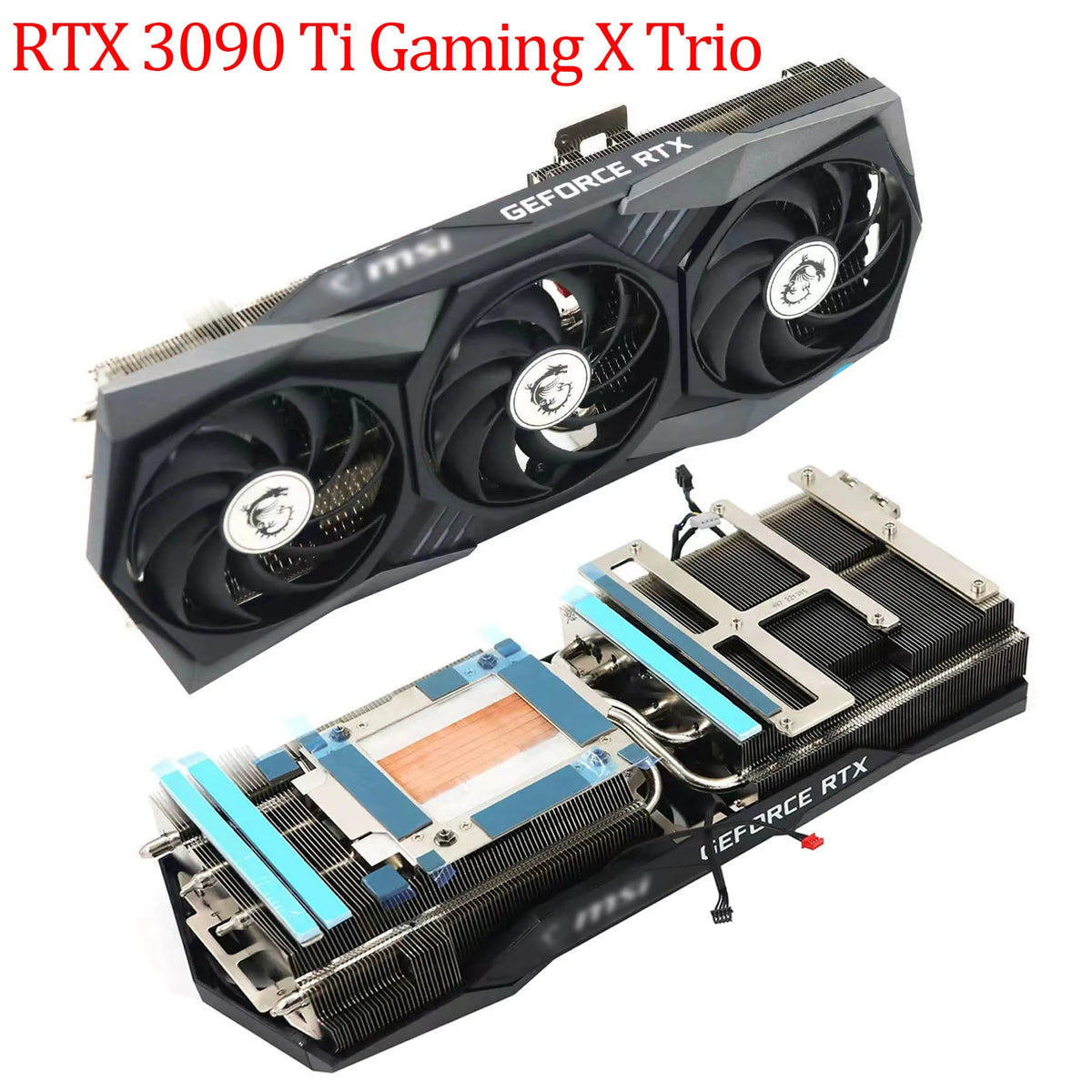For MSI RTX 3060 3060Ti 3070 3070Ti 3080 3080Ti 3090 3090Ti Gaming X Trio New Original Graphics Card Replacement Heatsink