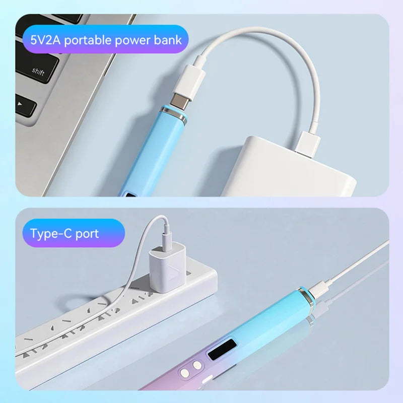 3D Printing Pen OLED Screen 3 Gears Adjustable Temperature Ceramic Nozzle Detachable Design for 1.75mm PLA ABS Filament