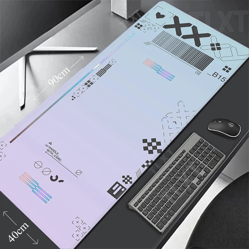 Printstream Gaming Mousepads Desk Rug Gamer Mousepad Large Mouse Mat Pink Desk Pads Keyboard Mats Big Mouse Pad Pc Deskpad 90x40