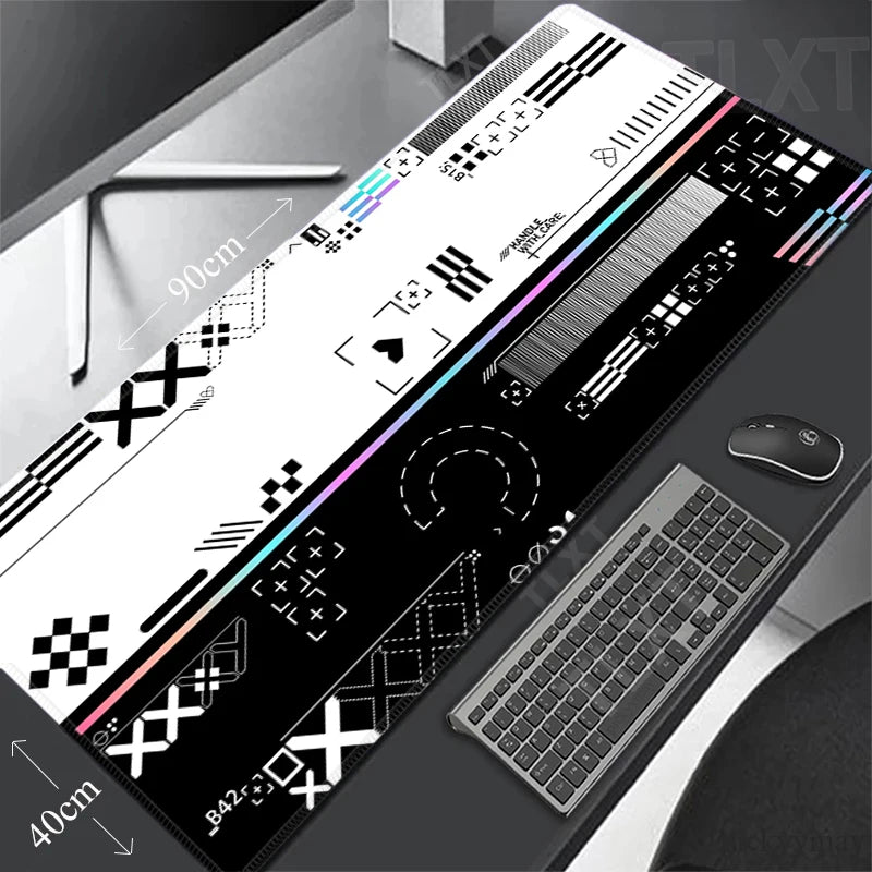 Printstream Gaming Mousepads Desk Rug Gamer Mousepad Large Mouse Mat Pink Desk Pads Keyboard Mats Big Mouse Pad Pc Deskpad 90x40
