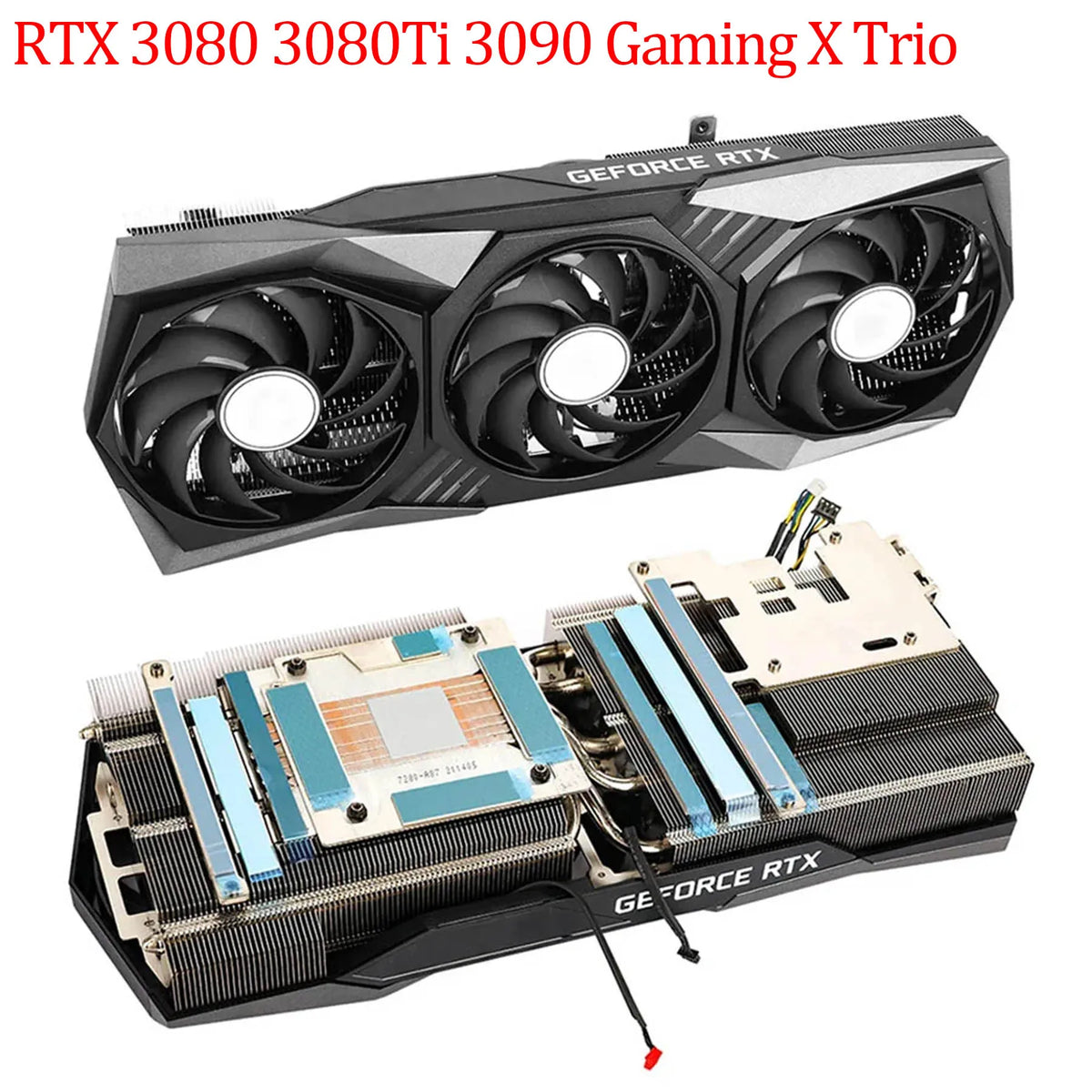 For MSI RTX 3060 3060Ti 3070 3070Ti 3080 3080Ti 3090 3090Ti Gaming X Trio New Original Graphics Card Replacement Heatsink
