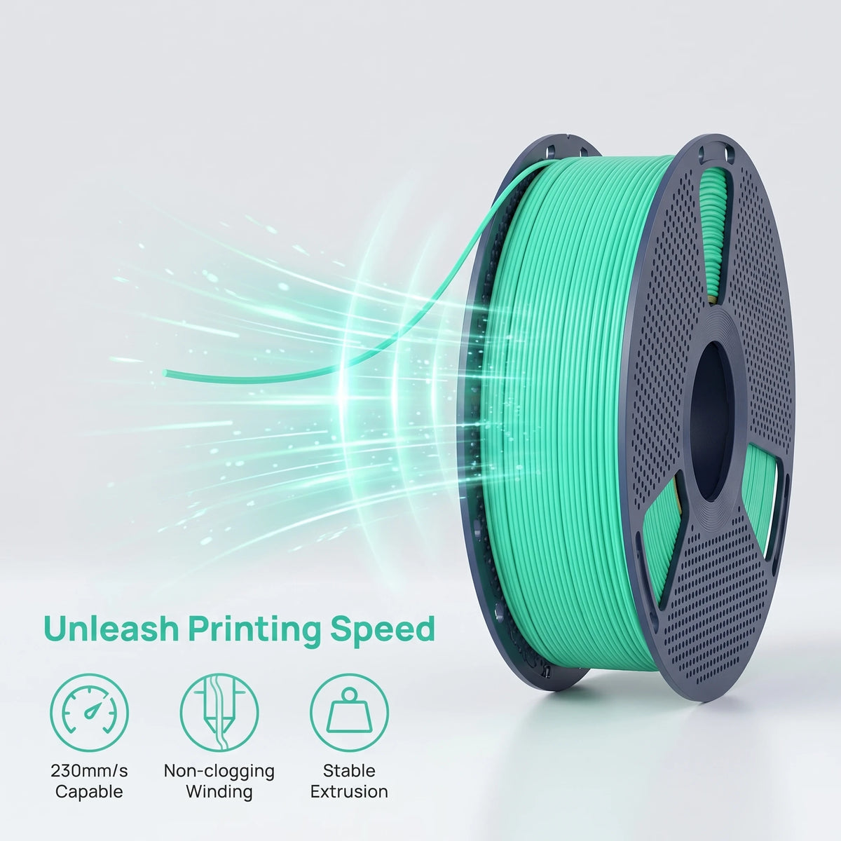 SUNLU PETG/Matte PLA Filament 10kg 1.75mm 1roll/kg(2.2lbs) For 3D Printers Wrapped Neatly Print Smoothly
