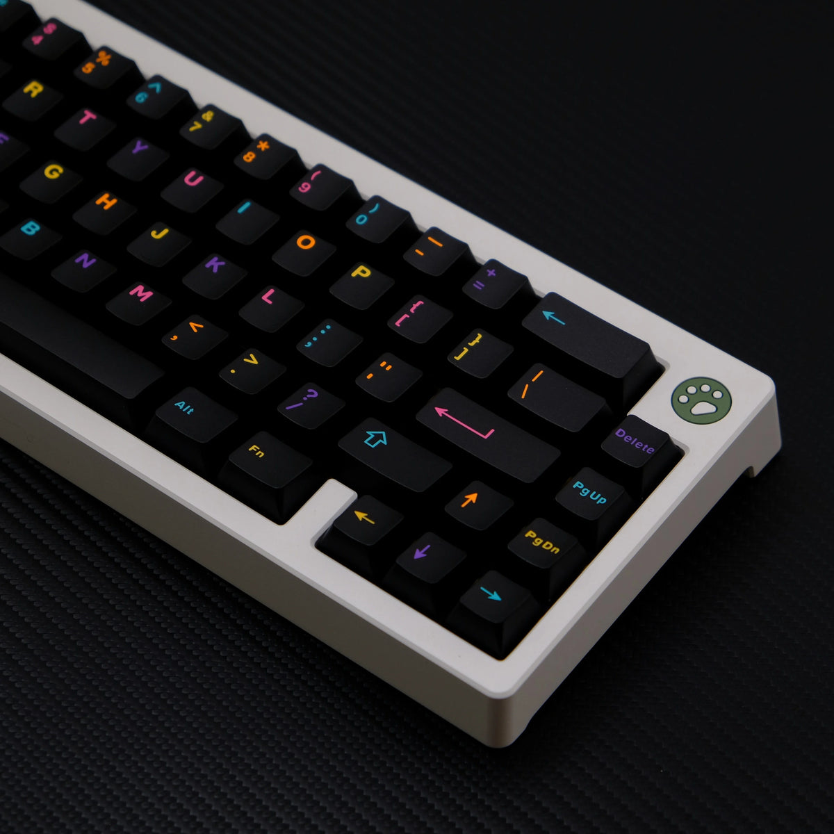 121 Keys Cherry Profile Keycaps Underworld Colorful Double Shot ABS Keycaps for Gateron MX Switches Gaming Keyboards