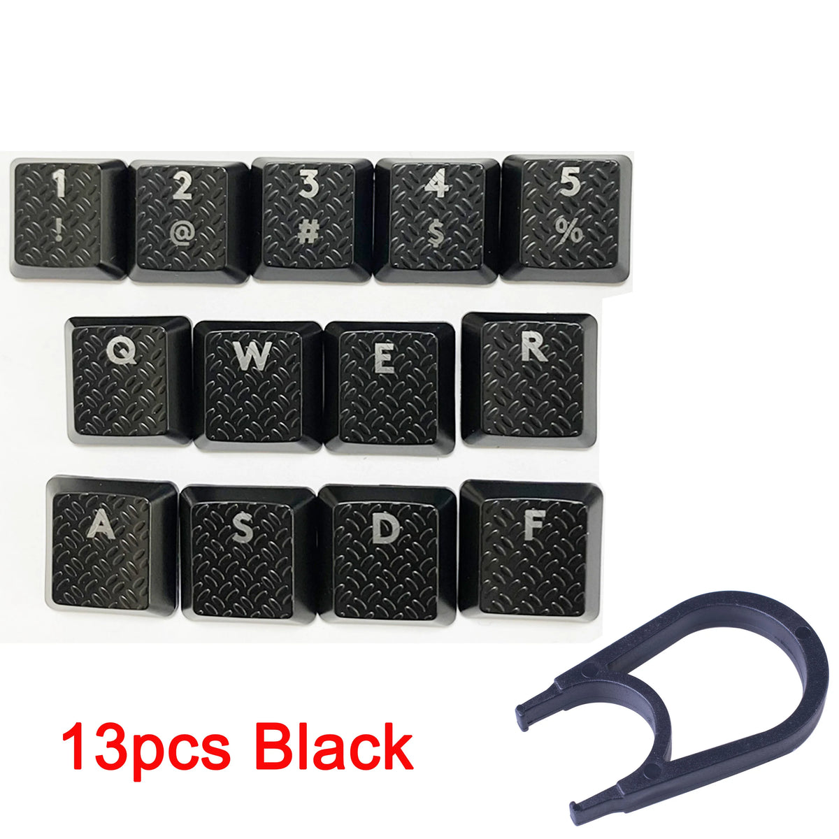 13pcs Texture Tactility Backlit Replacement Keycaps for Logitech G813 G815 G913 G915 TKL RGB Mechanical Keyboard