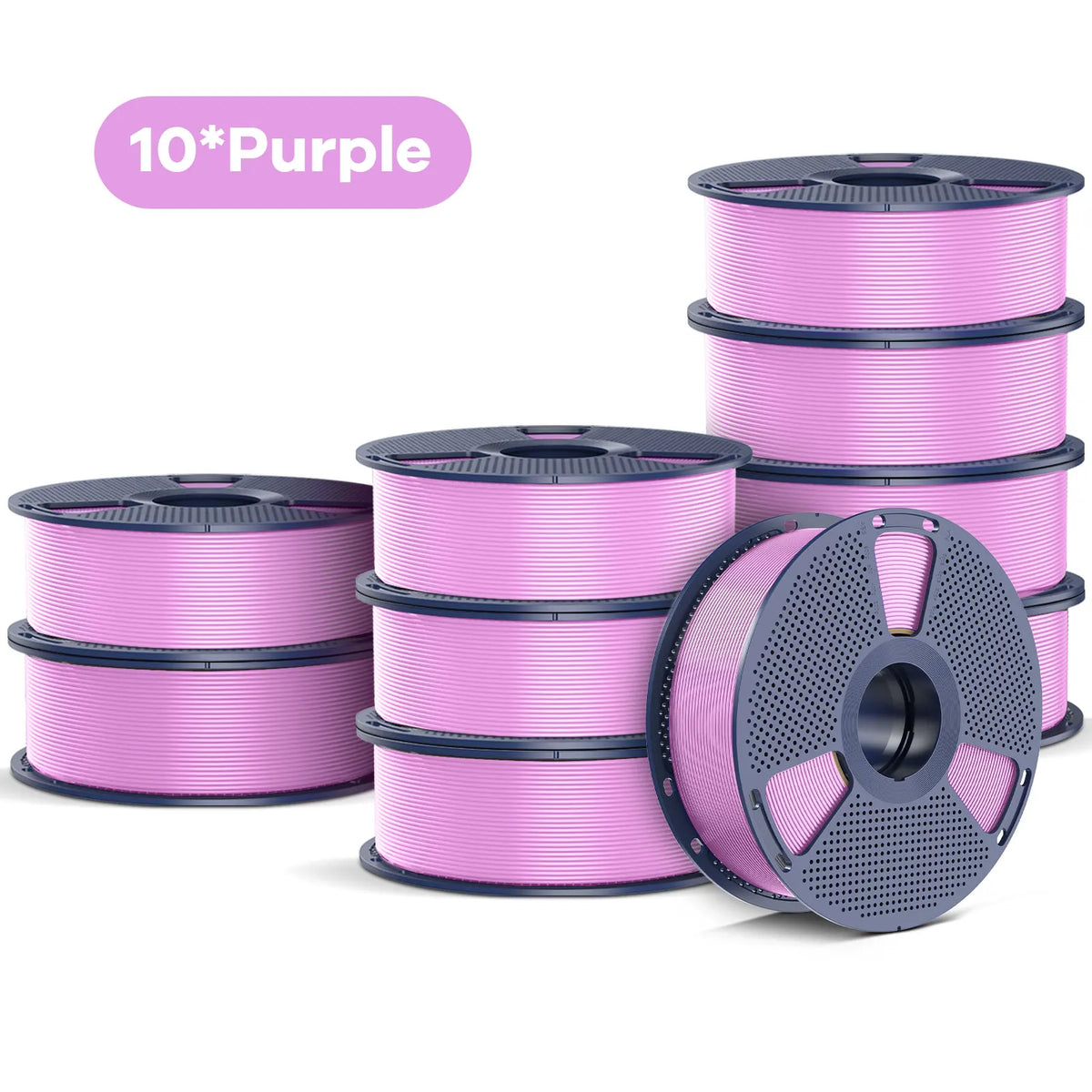 SUNLU PETG/Matte PLA Filament 10kg 1.75mm 1roll/kg(2.2lbs) For 3D Printers Wrapped Neatly Print Smoothly