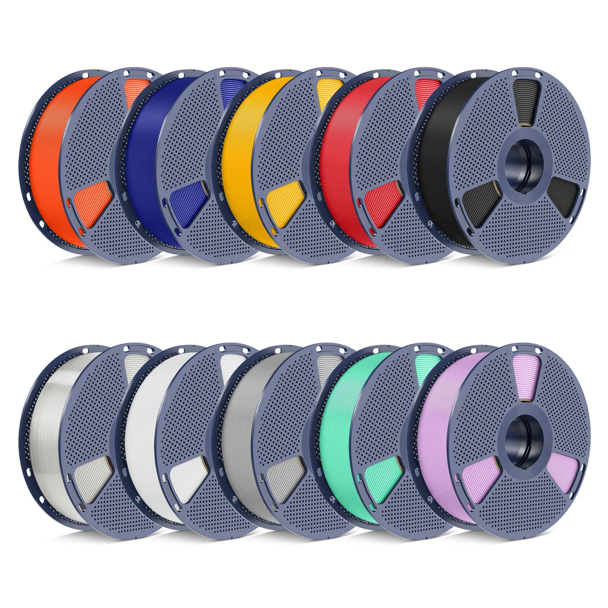 SUNLU PETG/Matte PLA Filament 10kg 1.75mm 1roll/kg(2.2lbs) For 3D Printers Wrapped Neatly Print Smoothly