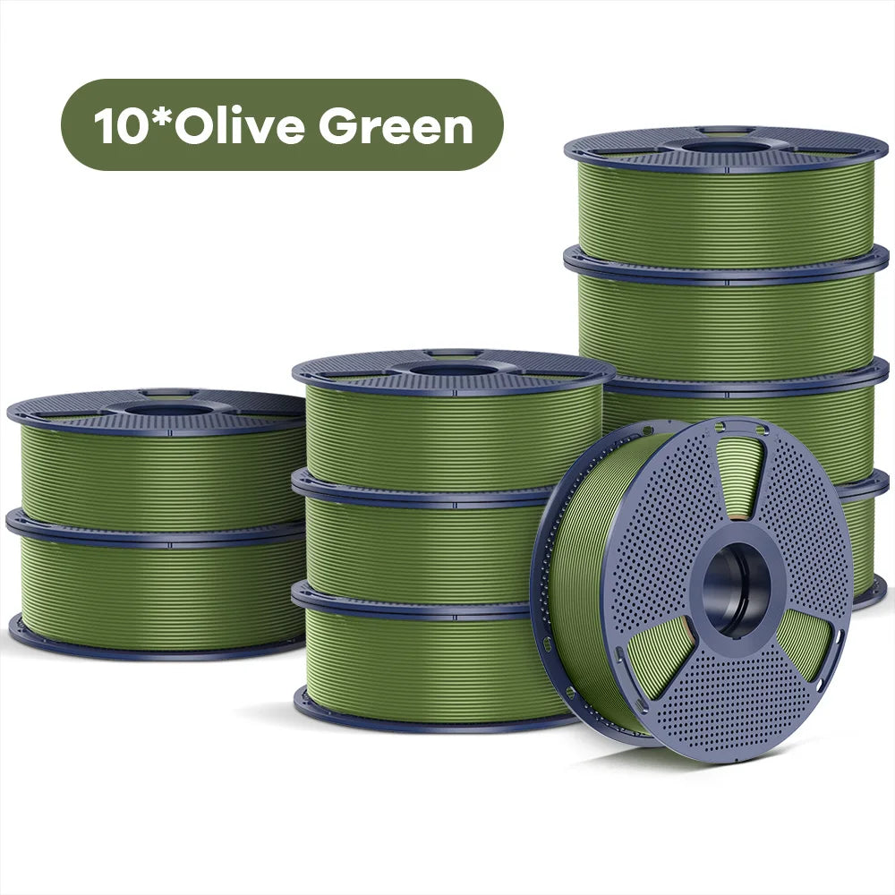 SUNLU PETG/Matte PLA Filament 10kg 1.75mm 1roll/kg(2.2lbs) For 3D Printers Wrapped Neatly Print Smoothly