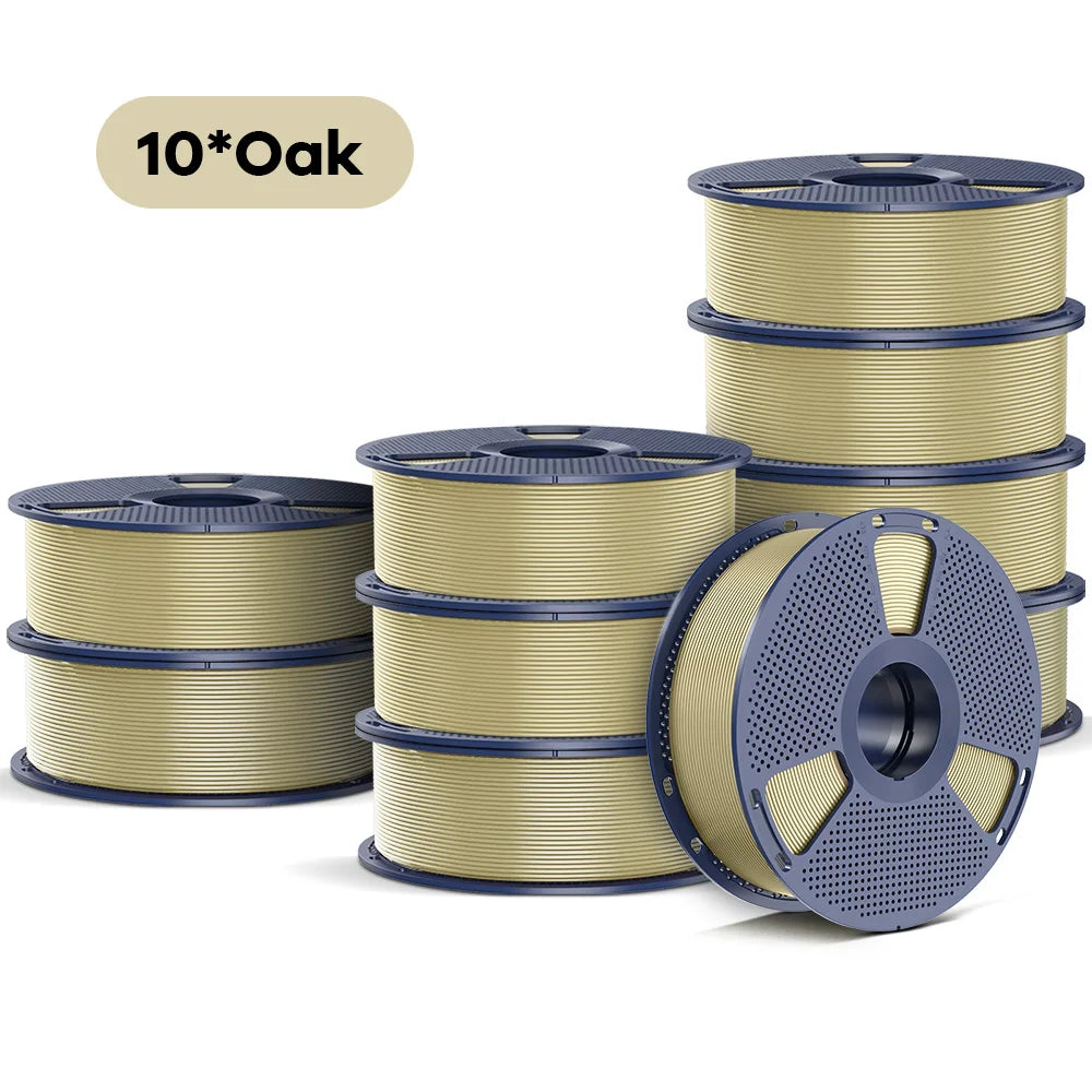 SUNLU PETG/Matte PLA Filament 10kg 1.75mm 1roll/kg(2.2lbs) For 3D Printers Wrapped Neatly Print Smoothly