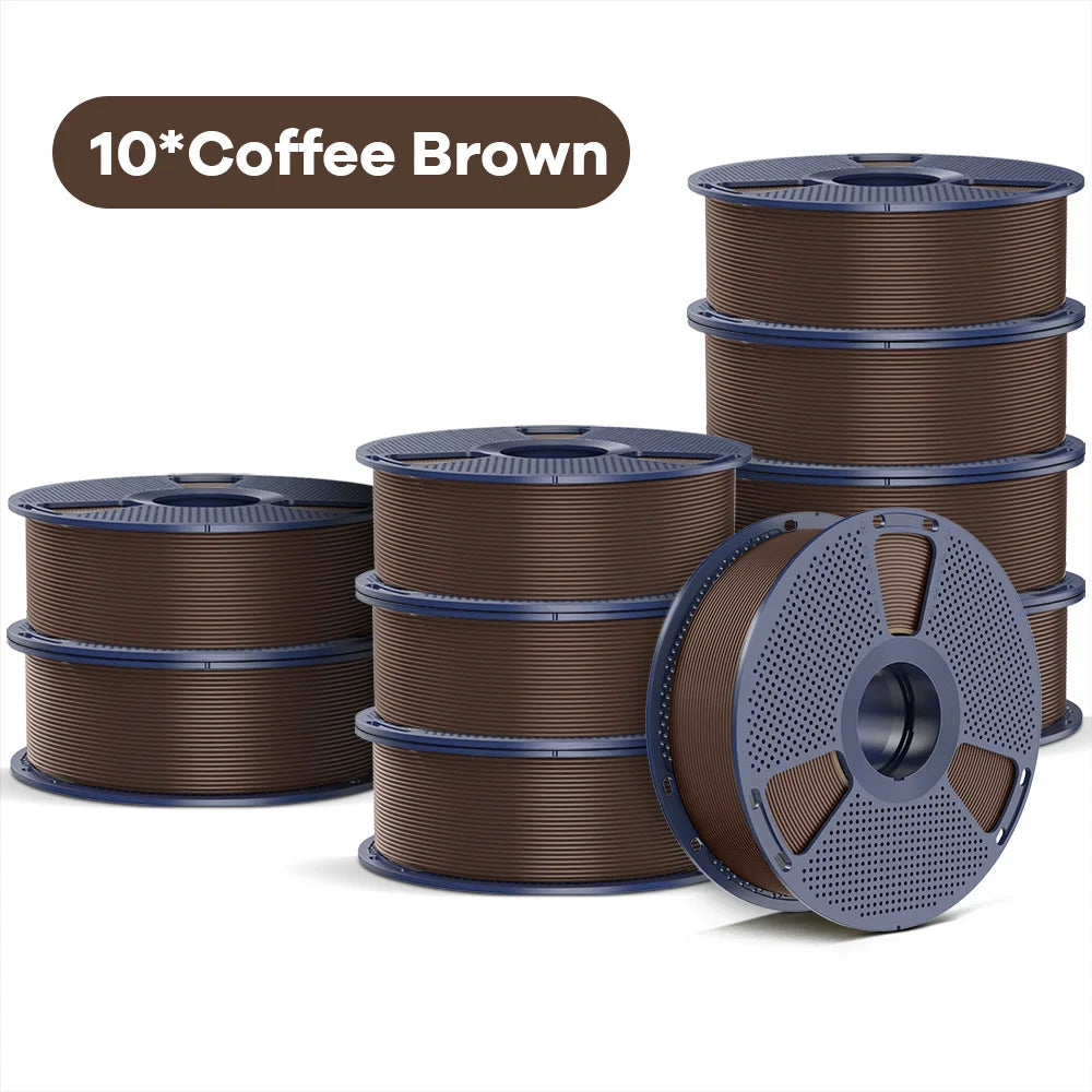 SUNLU PETG/Matte PLA Filament 10kg 1.75mm 1roll/kg(2.2lbs) For 3D Printers Wrapped Neatly Print Smoothly