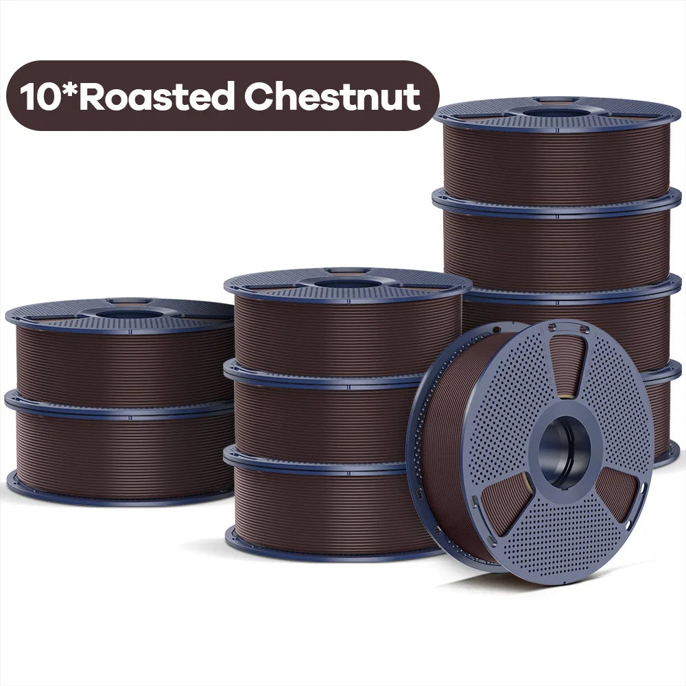 SUNLU PETG/Matte PLA Filament 10kg 1.75mm 1roll/kg(2.2lbs) For 3D Printers Wrapped Neatly Print Smoothly