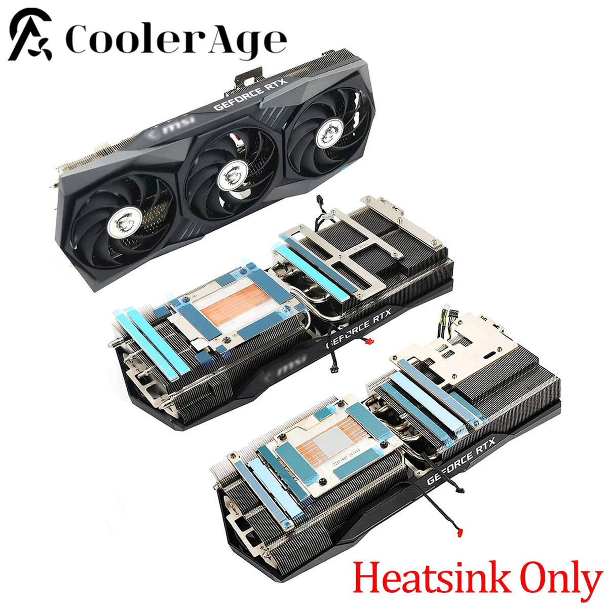 For MSI RTX 3060 3060Ti 3070 3070Ti 3080 3080Ti 3090 3090Ti Gaming X Trio New Original Graphics Card Replacement Heatsink