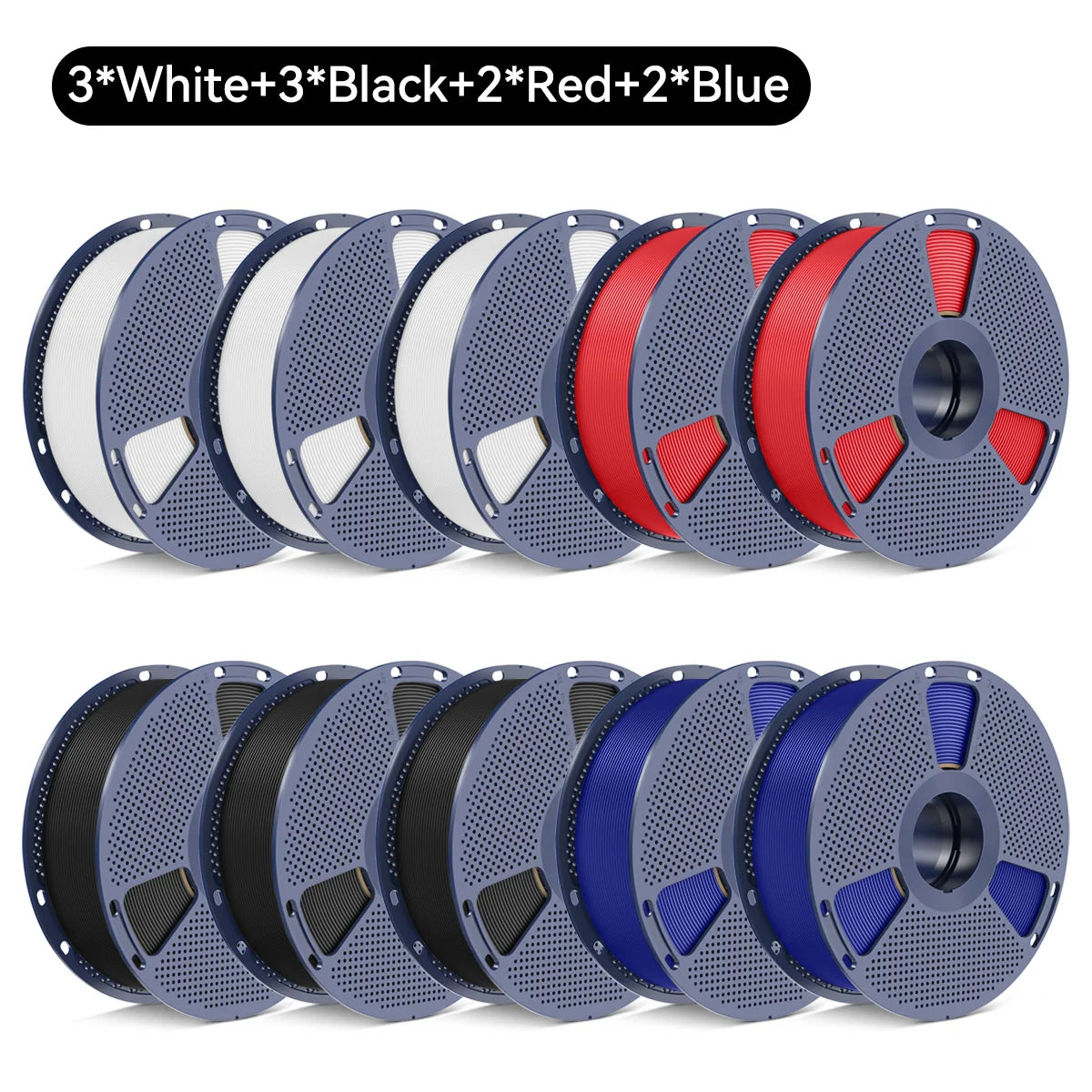 SUNLU PETG/Matte PLA Filament 10kg 1.75mm 1roll/kg(2.2lbs) For 3D Printers Wrapped Neatly Print Smoothly