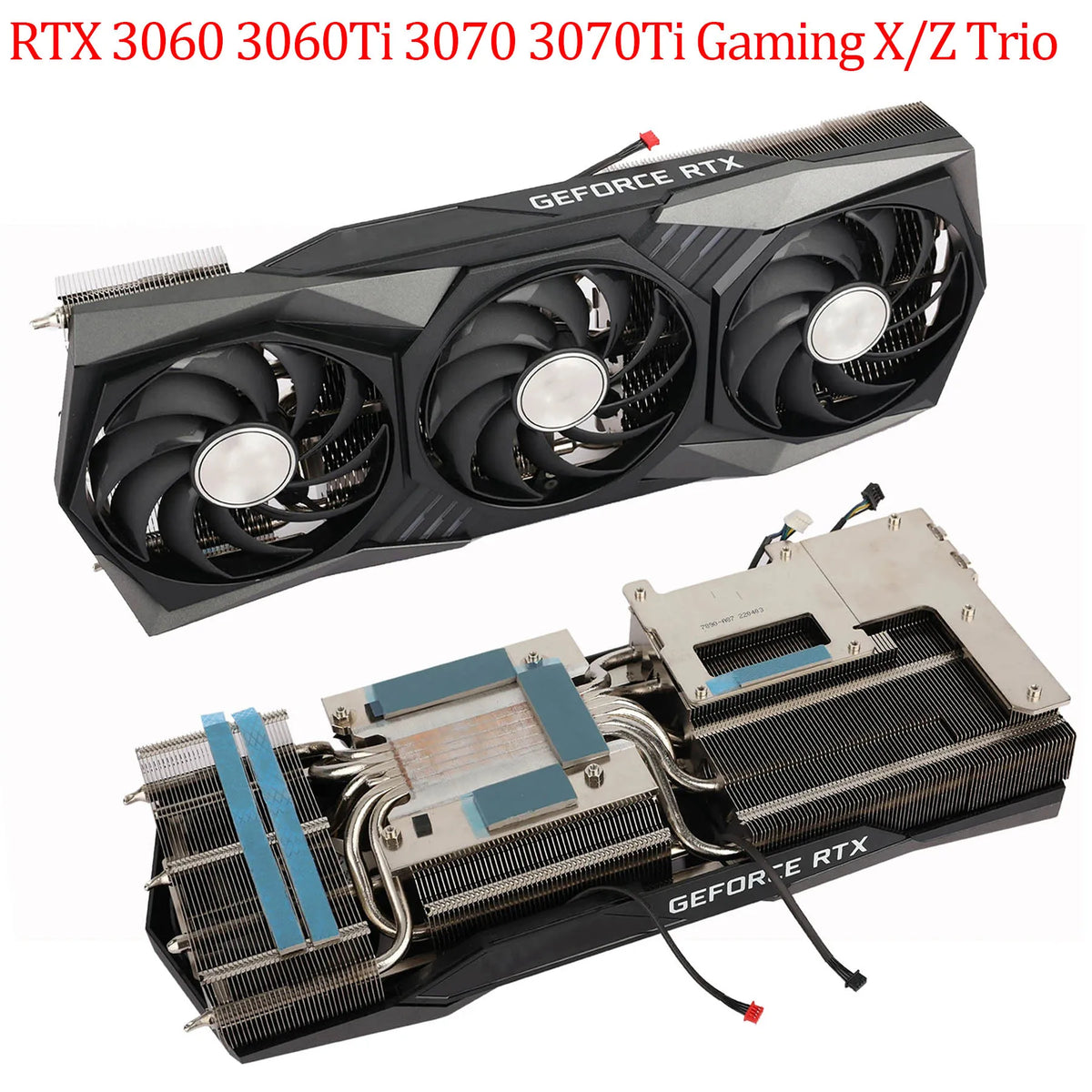 For MSI RTX 3060 3060Ti 3070 3070Ti 3080 3080Ti 3090 3090Ti Gaming X Trio New Original Graphics Card Replacement Heatsink