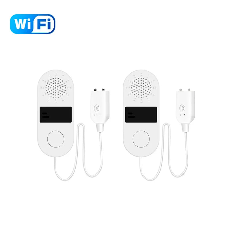 Tuya WiFi Water Leak Sensor 130DB Water Leak Detector Smart Life APP Notification Alerts,Water Flood Leak Alarm Home Security