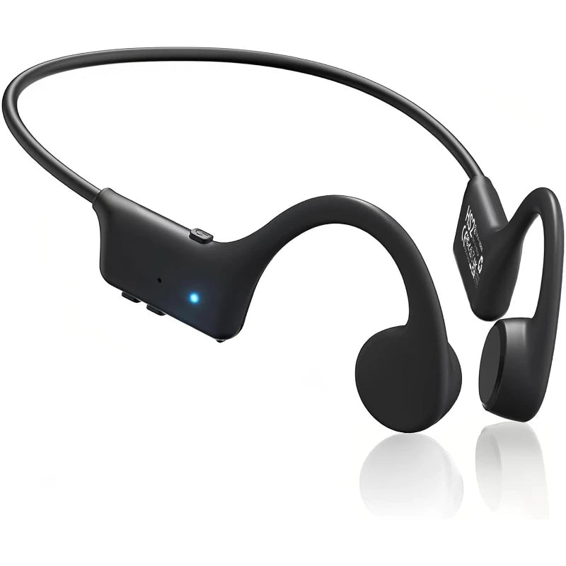 Open-ear Bone Conduction Headphones with Built-in Microphone, 12 Hours Playtime, Perfect for Running, Gym Workout and Daily Sports, Ideal Gift for Festival and Daily Use