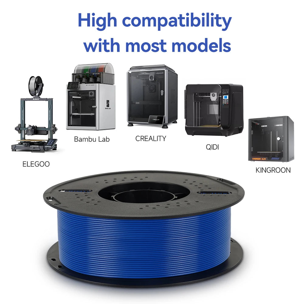 KINGROON 10KG 1.75mm PETG Filament Tangle-Free, High Quality 3D Printing Eco-friendly Plastic Consumables 22LBS, Vacuum Packaging 3D Printing