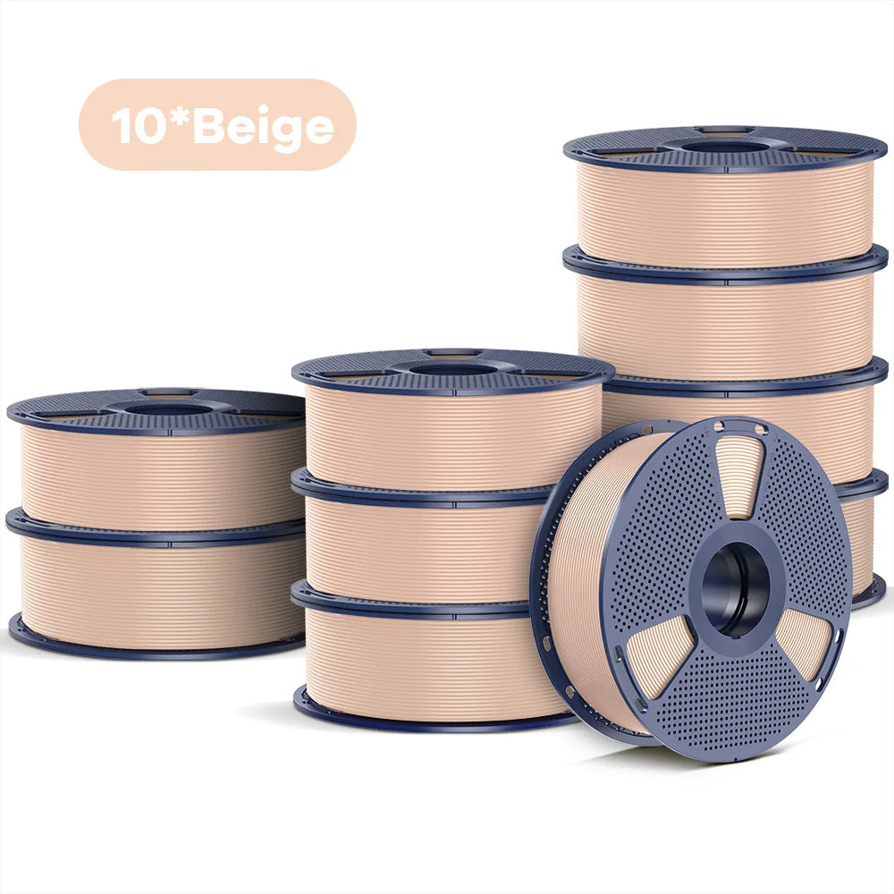 SUNLU PETG/Matte PLA Filament 10kg 1.75mm 1roll/kg(2.2lbs) For 3D Printers Wrapped Neatly Print Smoothly