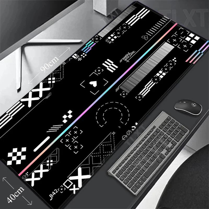 Printstream Gaming Mousepads Desk Rug Gamer Mousepad Large Mouse Mat Pink Desk Pads Keyboard Mats Big Mouse Pad Pc Deskpad 90x40