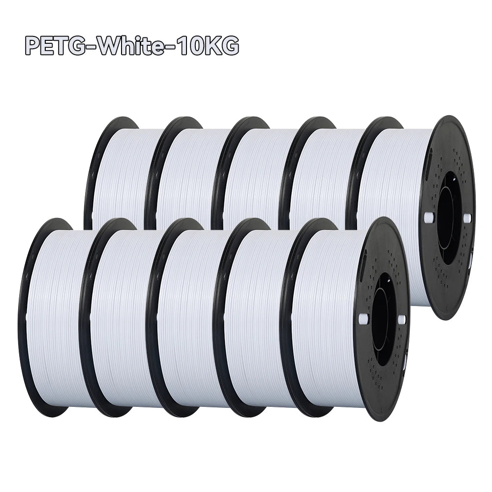 KINGROON 10KG 1.75mm PETG Filament Tangle-Free, High Quality 3D Printing Eco-friendly Plastic Consumables 22LBS, Vacuum Packaging 3D Printing