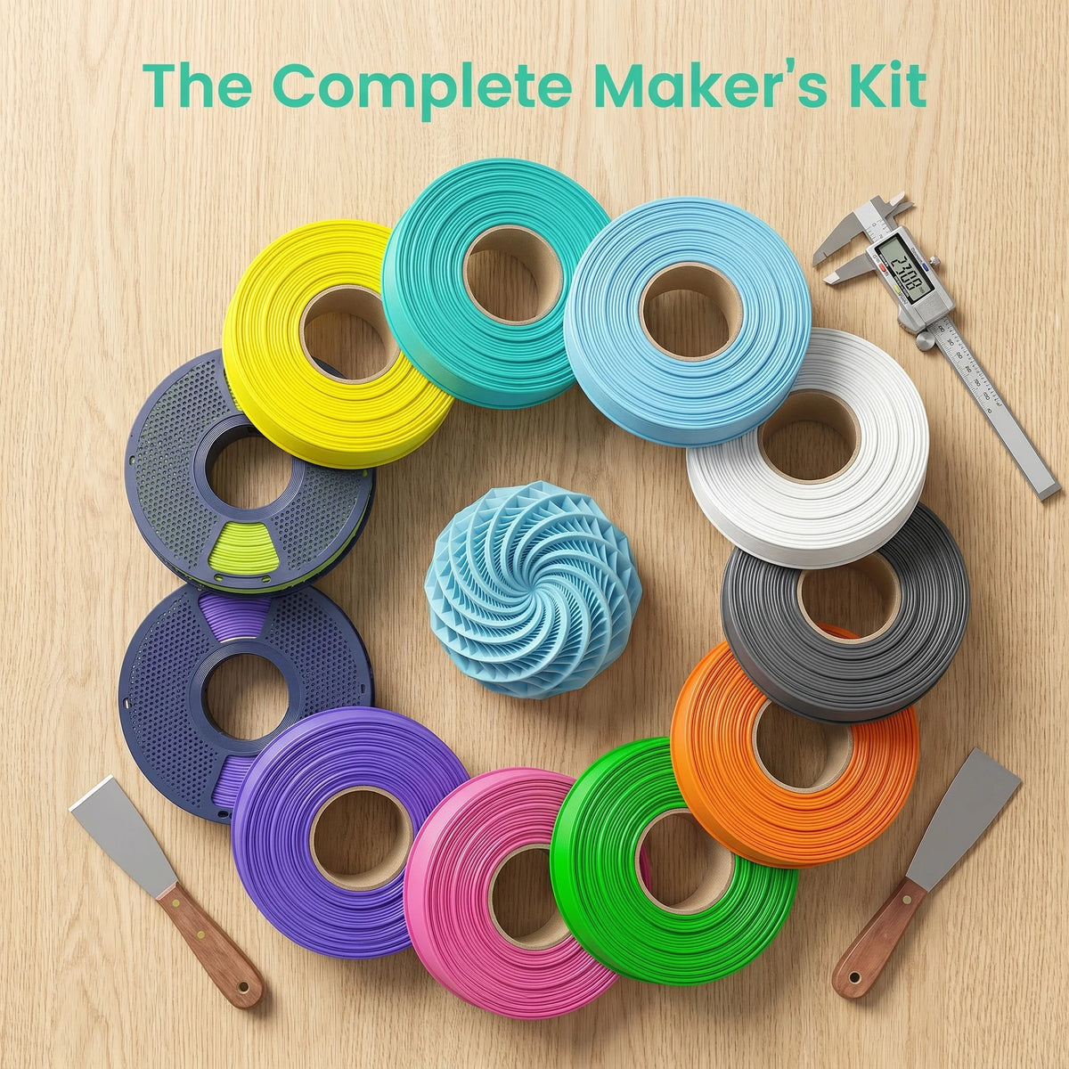 SUNLU PETG/Matte PLA Filament 10kg 1.75mm 1roll/kg(2.2lbs) For 3D Printers Wrapped Neatly Print Smoothly