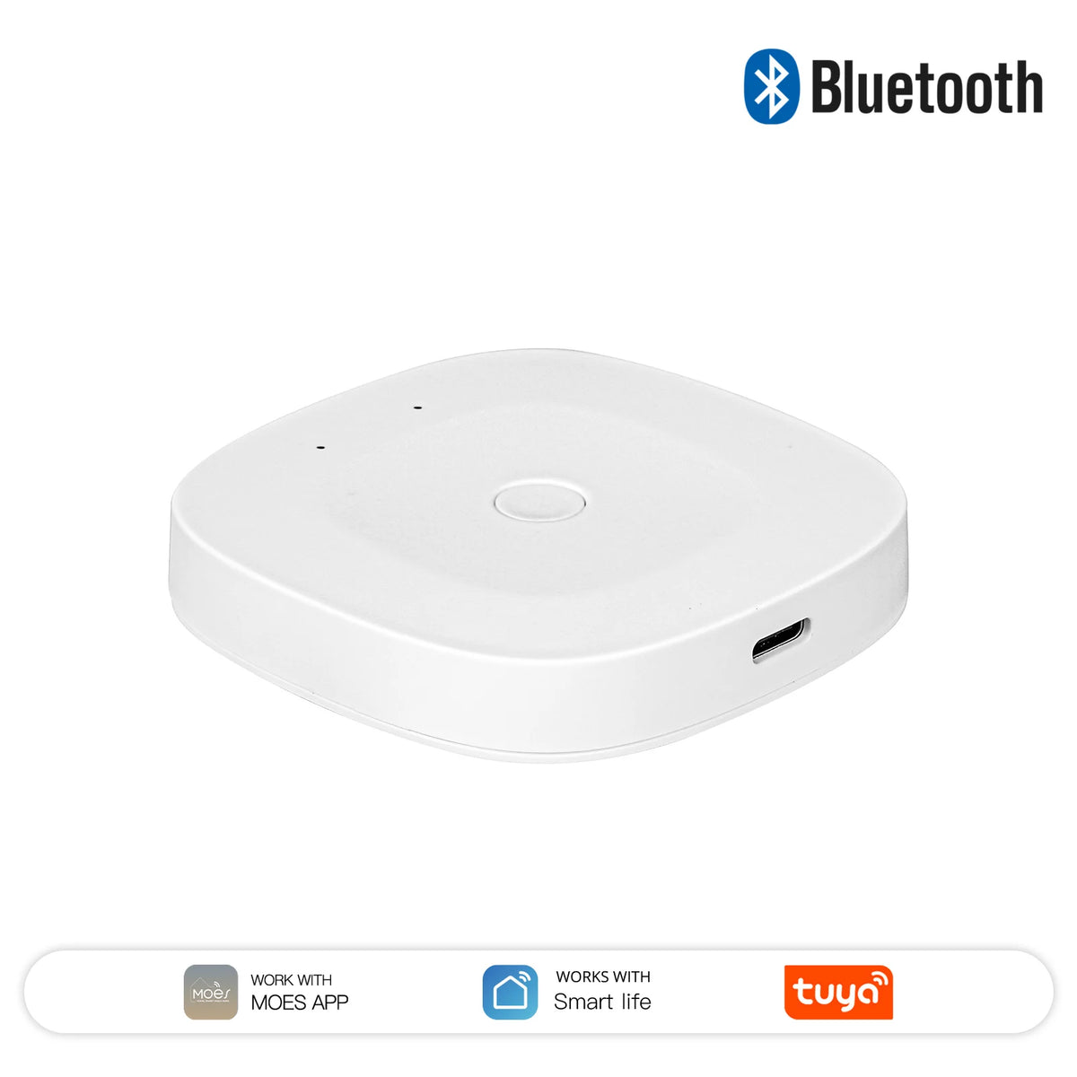 MOES Tuya Bluetooth/ZigBee/Multi-mode Gateway Hub Type-C Port Power Smart Home Automation Wireless Network With Alexa GoogleHome