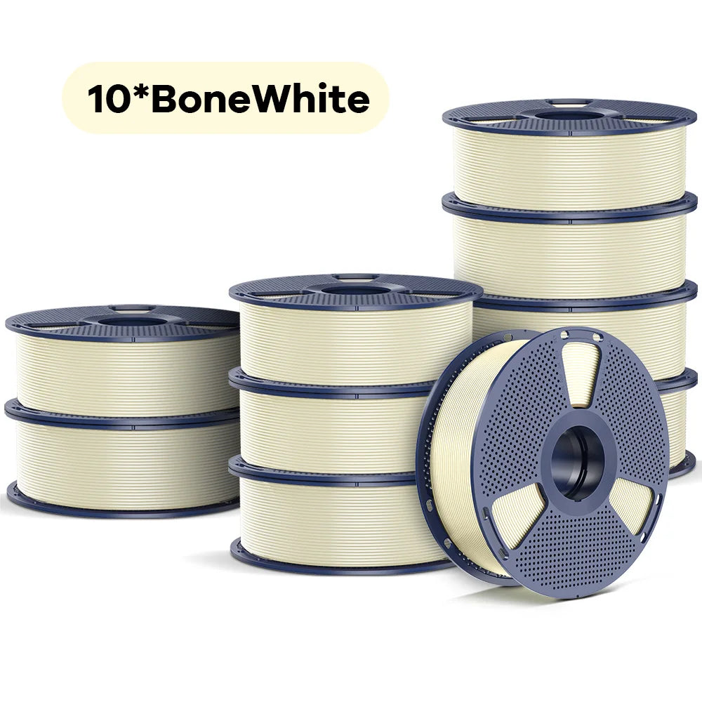 SUNLU PETG/Matte PLA Filament 10kg 1.75mm 1roll/kg(2.2lbs) For 3D Printers Wrapped Neatly Print Smoothly