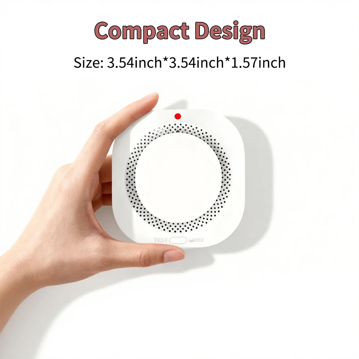 Zigbee Smoke Alarm Tuya Smart Real-time Monitoring APP Notification Smoke Detector For Gas Wall-hung Stoves Bathrooms Industrial Hotel Security