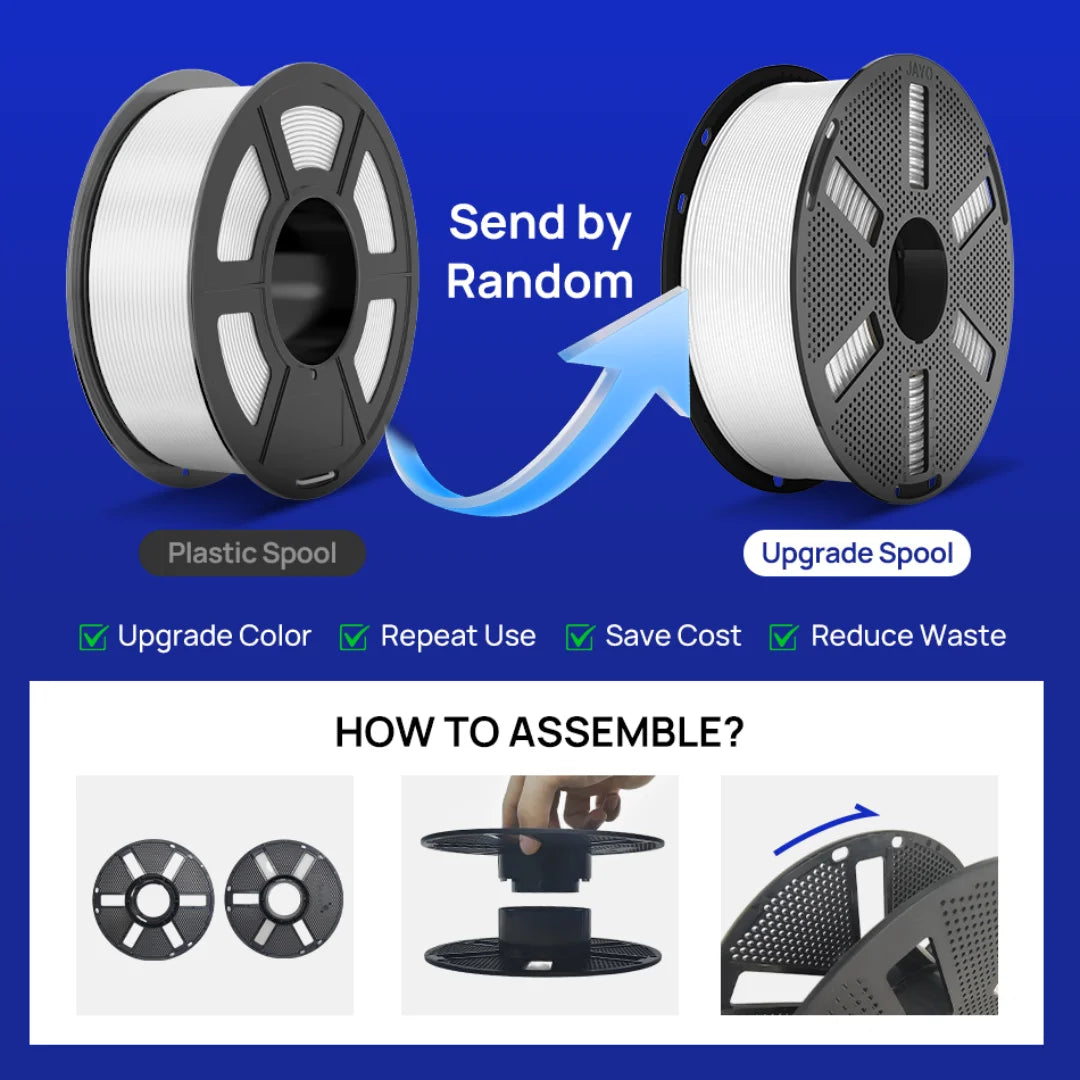 JAYO 2.2KG High Speed Matte PETG 3D Printer Filament High Flow Speedy 50-600mm/s Matte Effect PETG 3D Printing Mateials for 3D Printer & Pen