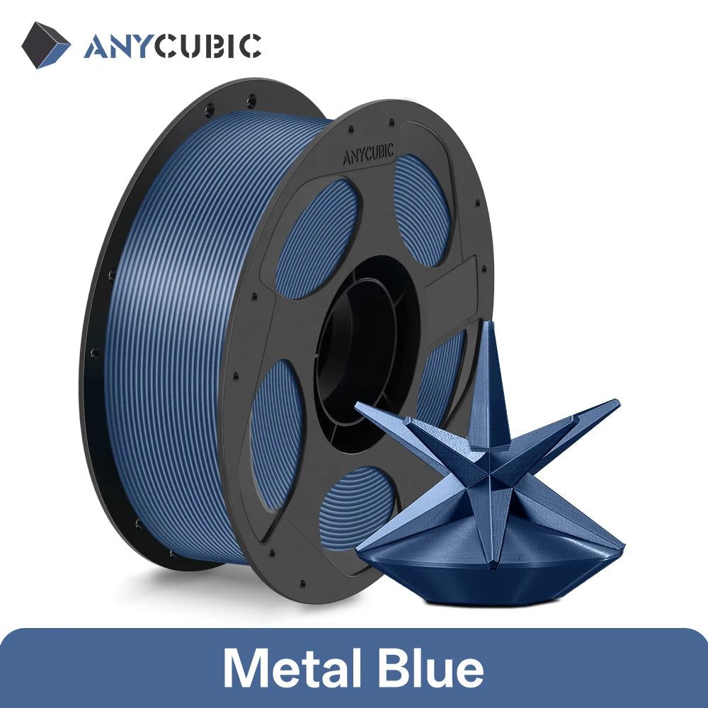 ANYCUBIC 4kg/1kg Metal Filament Metallic Texture PLA Kobra S1 Kobra 3 Combo 3D Printer Filament High-Performance 3D Printing PLA